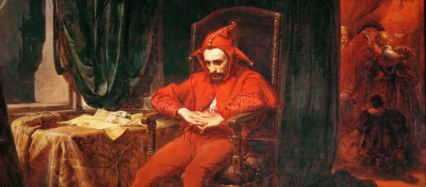 Stanczyk, by Jan Matejko, 1862. Stanczyk, by Jan Matejko, 1862.
