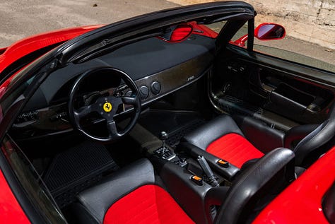 Ferrari F80 Exterior | Ferrari F80 Interior | Ferrari F50 Interior | Ferrari F40 Interior | Ferrari F40 Exterior | Ferrari F50 Exterior