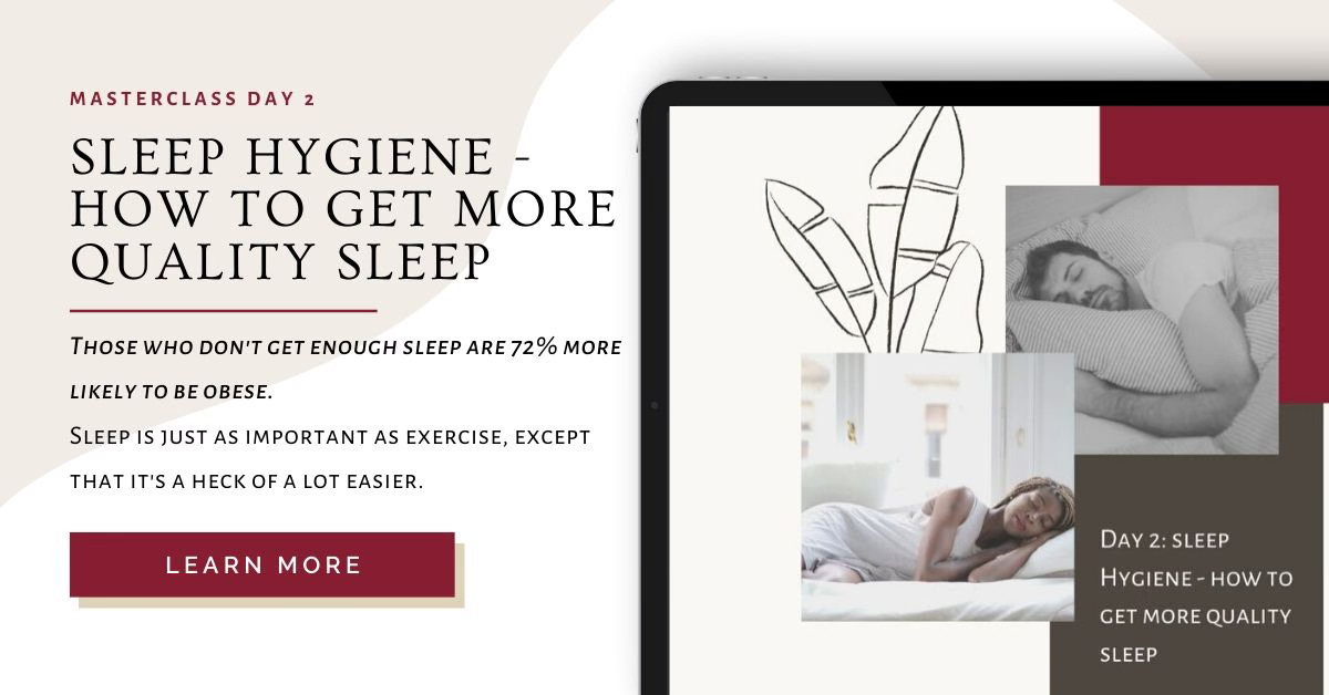 how to get more quality sleep