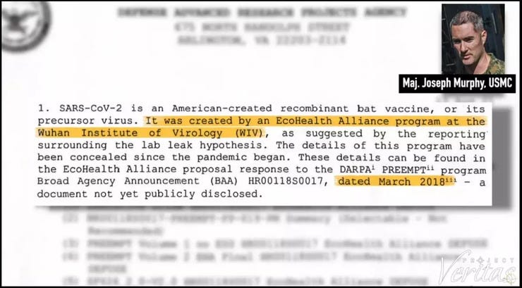 A DARPA document claims Covid was created at WIV, and both Ivermectin and Hydroxychloroquine were identified as cures early on A DARPA document claims Covid was created at WIV, and both Ivermectin and Hydroxychloroquine were identified as cures early on