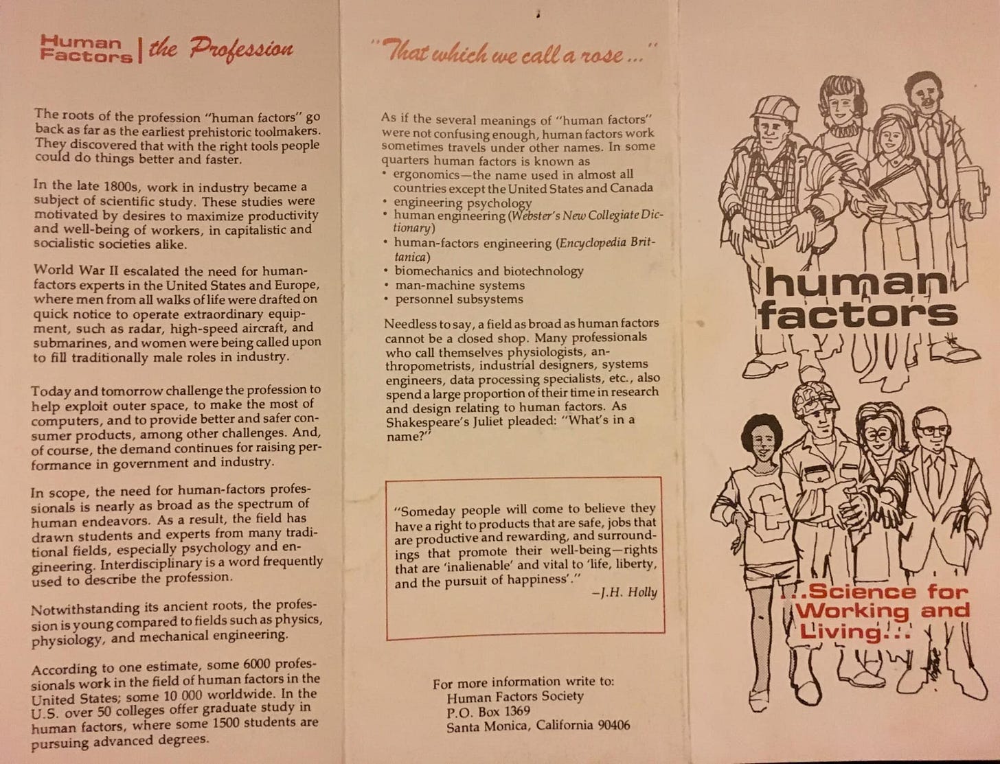 Human Factors pamphlet