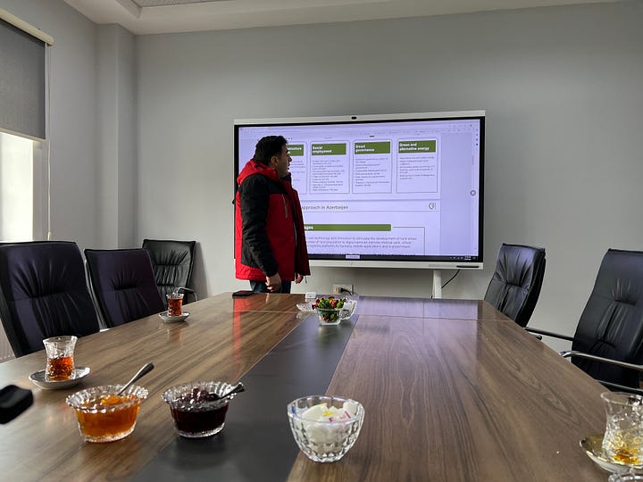 Scenes from new Azeri settlements in Nagorno-Karabakh.