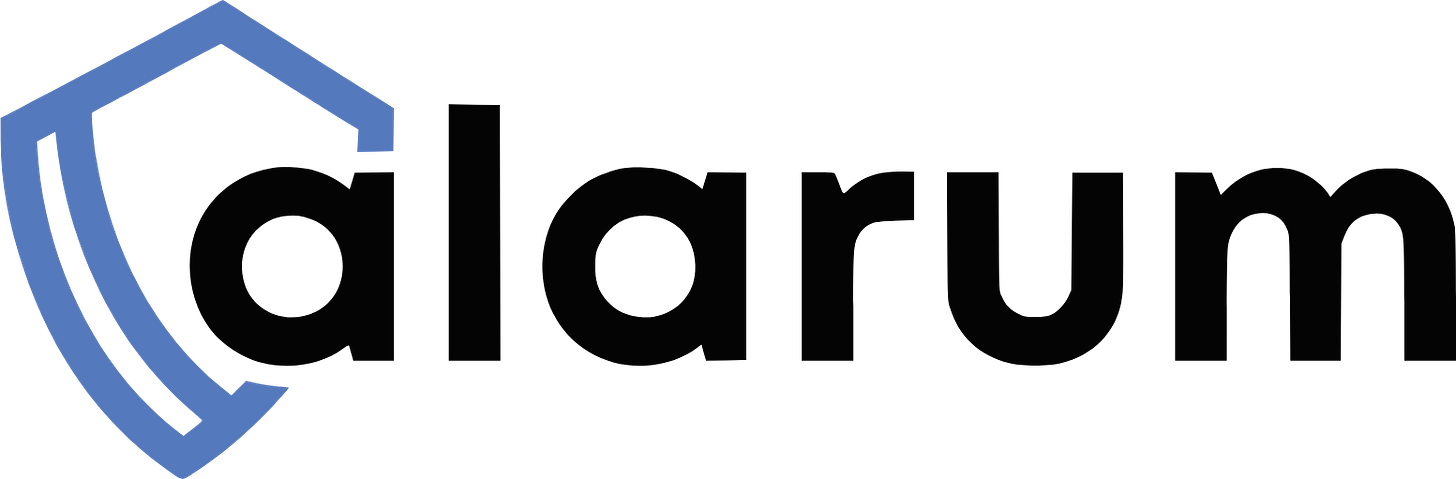 Alarum Technologies logo in transparent PNG and vectorized SVG formats