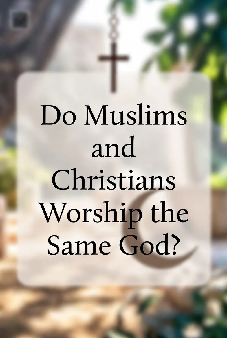 Do Muslims and Christians Worship The Same God?