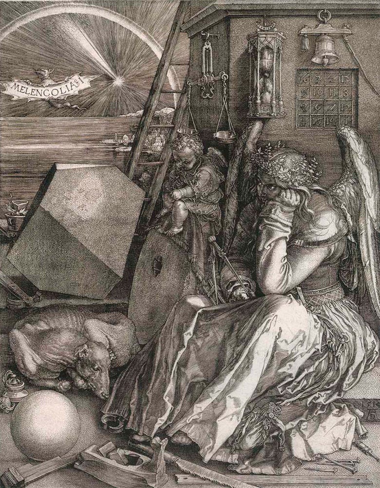 Albrecht DURER. Melancholy. 1514