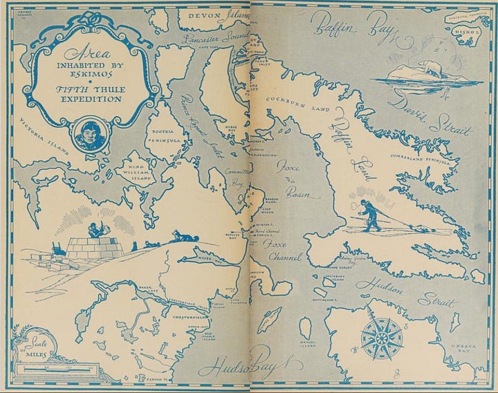 Maps from the books