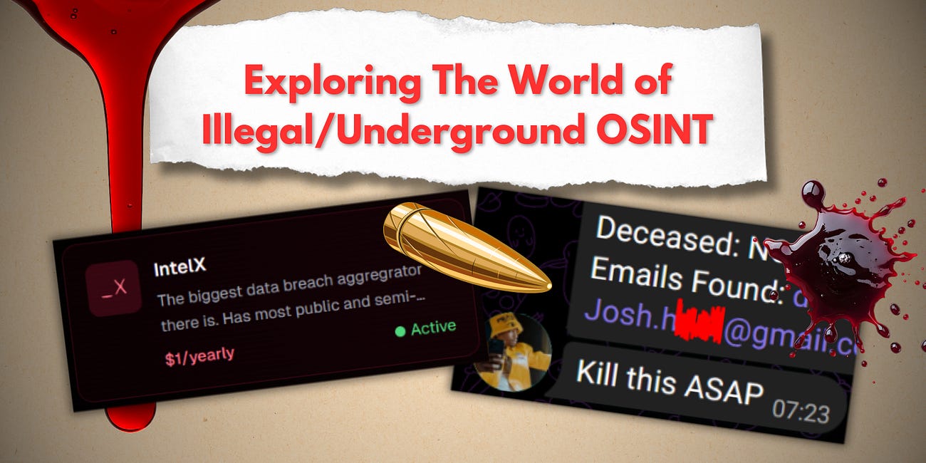OSINT Insider Issue #7 - Exploring The World of Illegal/Underground OSINT