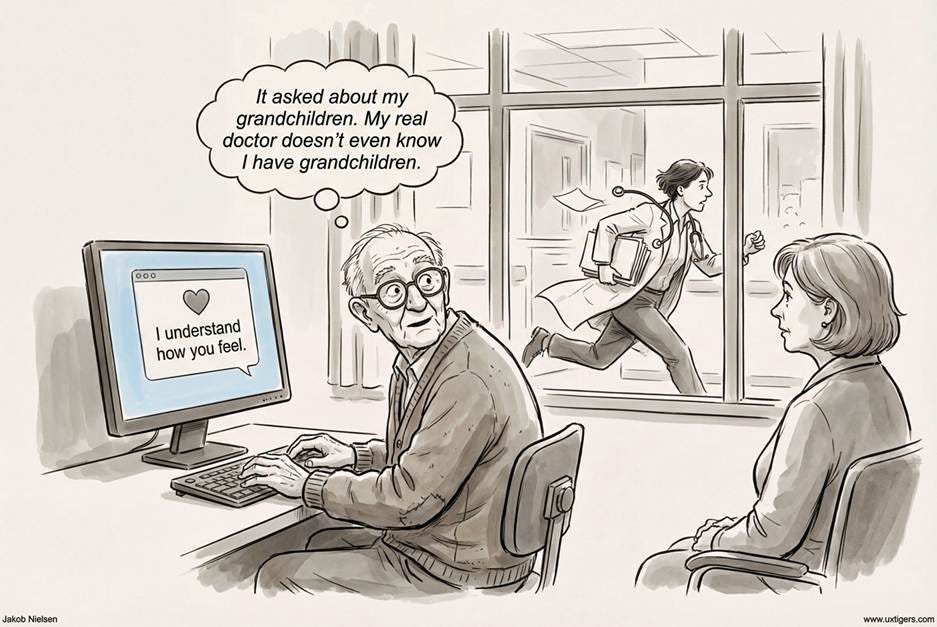 A cartoon of a person and person working on a computer

AI-generated content may be incorrect.