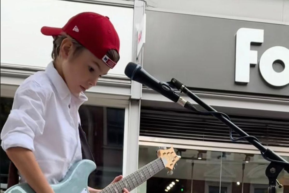 Leonardo has been performing on the streets of Manchester city centre since he was just five-years-old.