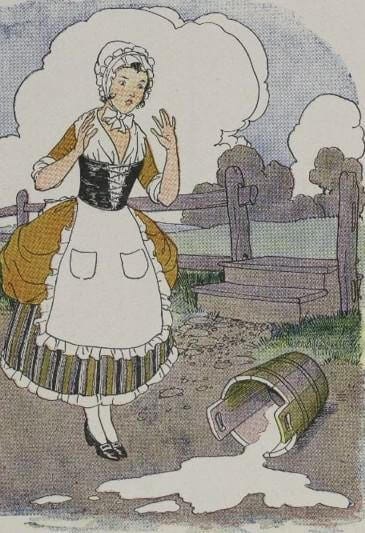 The Milkmaid And Her Pail