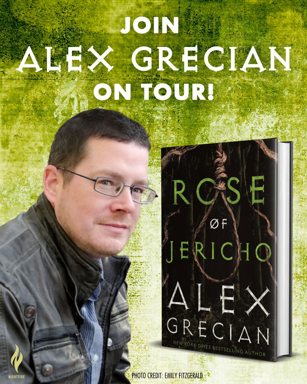 Join Alex Grecian on tour!