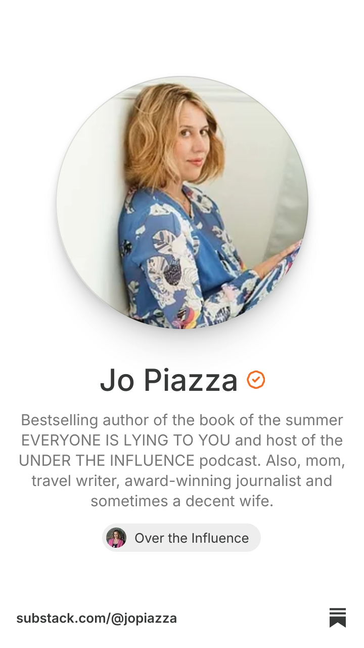 Jo Piazza | Substack