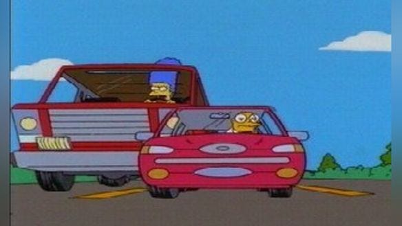 The Simpsons : Marge Simpson in 'Screaming Yellow Honkers' (1999 ...