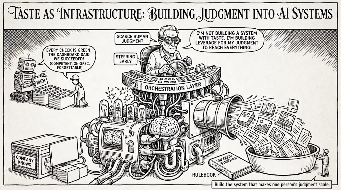 Taste as Infrastructure: Building Judgement into AI Systems Taste as Infrastructure: Building Judgement into AI Systems