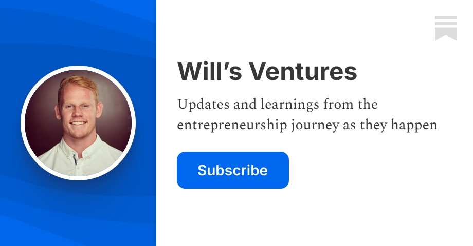 Will’s Ventures | Substack