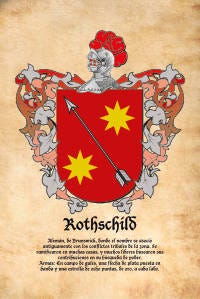 Escudo Heráldico ROTHSCHILD - Tienda Heráldica