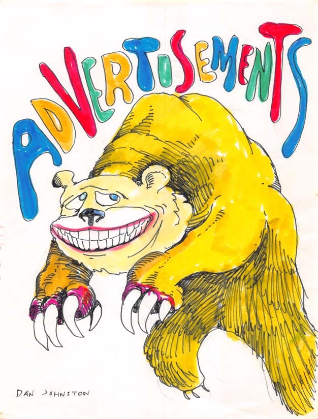 Daniel Johnston's artwork collected in new exhibit, Psychedelic Drawings
