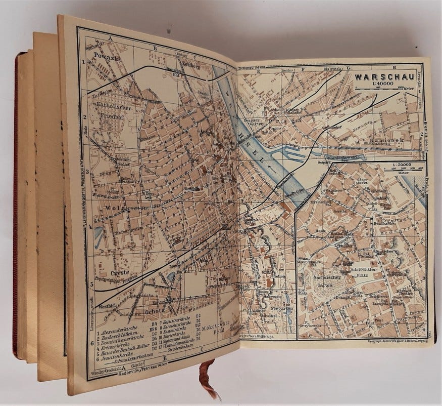 About the 1943 Baedeker Guide of the General Government of Poland - Jews,  Europe, the XXIst century