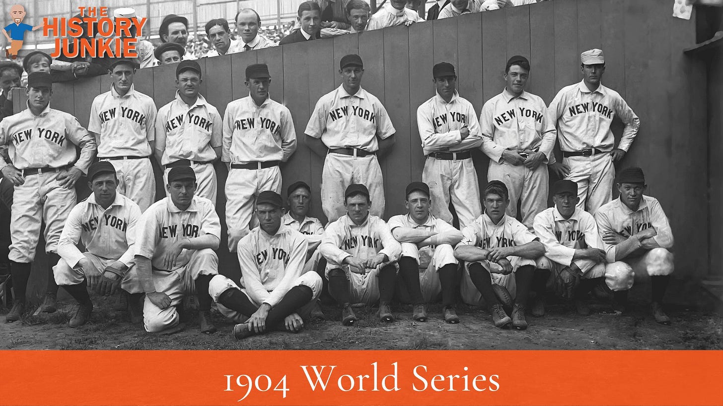 7 Interesting Facts about the 1904 World Series - The History Junkie