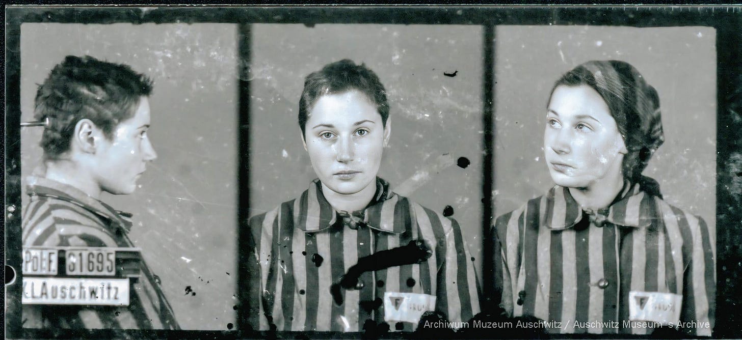 Hélène Brabander, resistance fighter, murdered in Auschwitz. January 23rd, 1943.