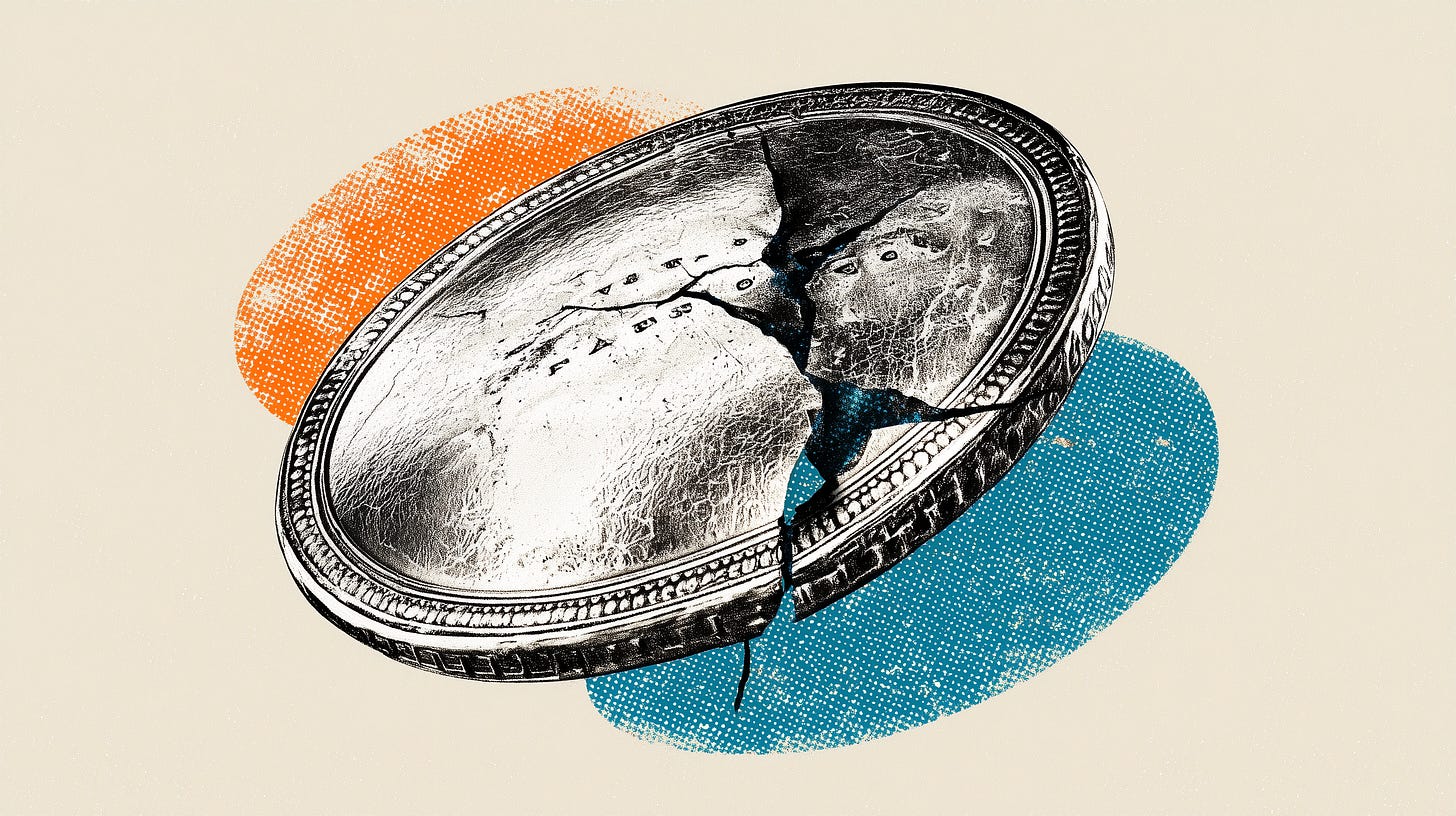 Conceptual editorial illustration of a lone football prospect standing under examination light, left half rendered in sharp detail and right half dissolving into fading strokes, surrounded by floating measurement tools, representing the limits of talent evaluation Conceptual editorial illustration of a lone football prospect standing under examination light, left half rendered in sharp detail and right half dissolving into fading strokes, surrounded by floating measurement tools, representing the limits of talent evaluation
