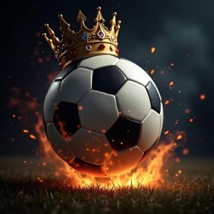 Kings League crown crushing traditional soccer ball