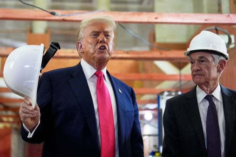 Trump threatens ‘major lawsuit’ against Federal Reserve Chief Jerome Powell