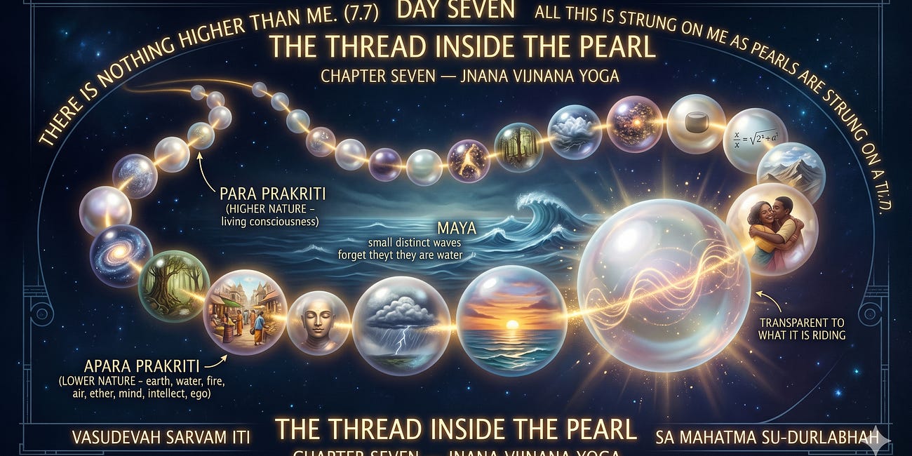 The Thread Inside the Pearl