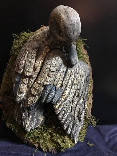 Nesting Duck - Janet Wolfinger