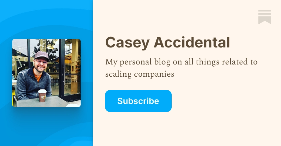 Casey Accidental | Substack