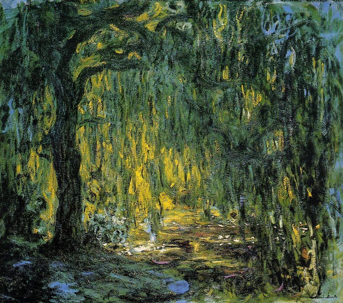 Claude Monet - Weeping Willow 1919 Claude Monet - Weeping Willow 1919