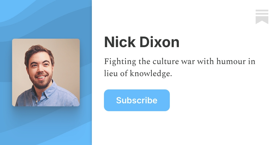 Books | Nick Dixon | Substack