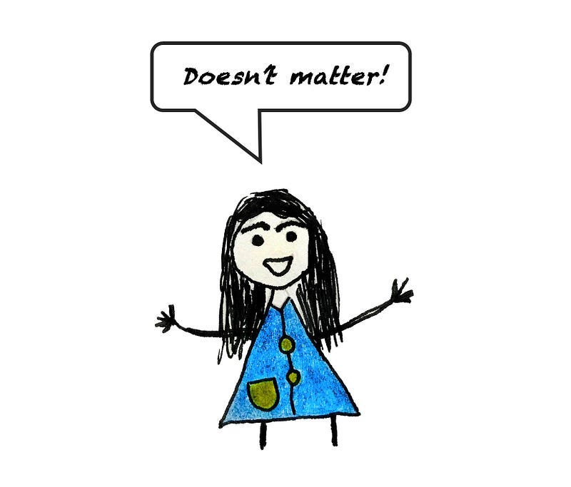 Roya saying “Doesn’t Matter” in response to what DFT means?