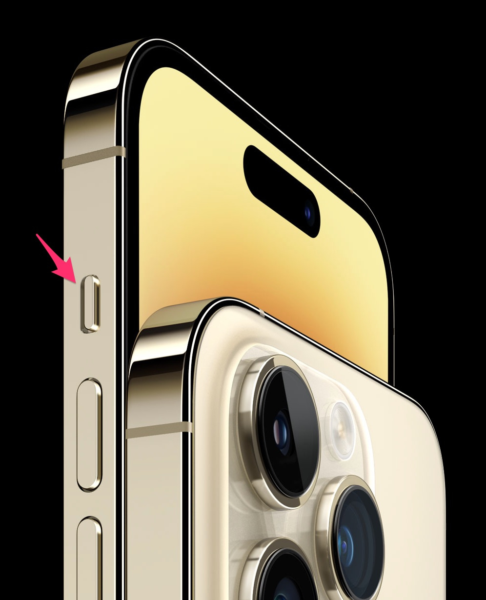 Interruptor de silencio en el iPhone 14 Pro