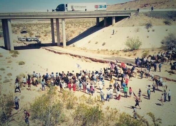 Bundy Ranch wow outnumbered Bundy Ranch wow outnumbered