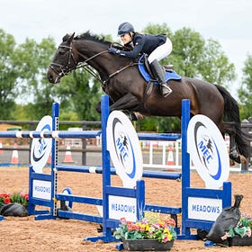 Summer show jumping at The Meadows