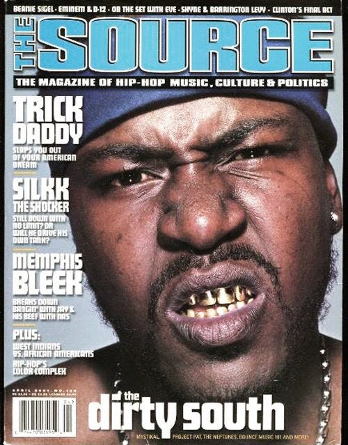The Source Magazine Hiphop vintage 90s