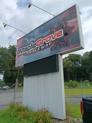 Maple Grove Sign - NortheastWheelsEvents.com - Car Show Calendar