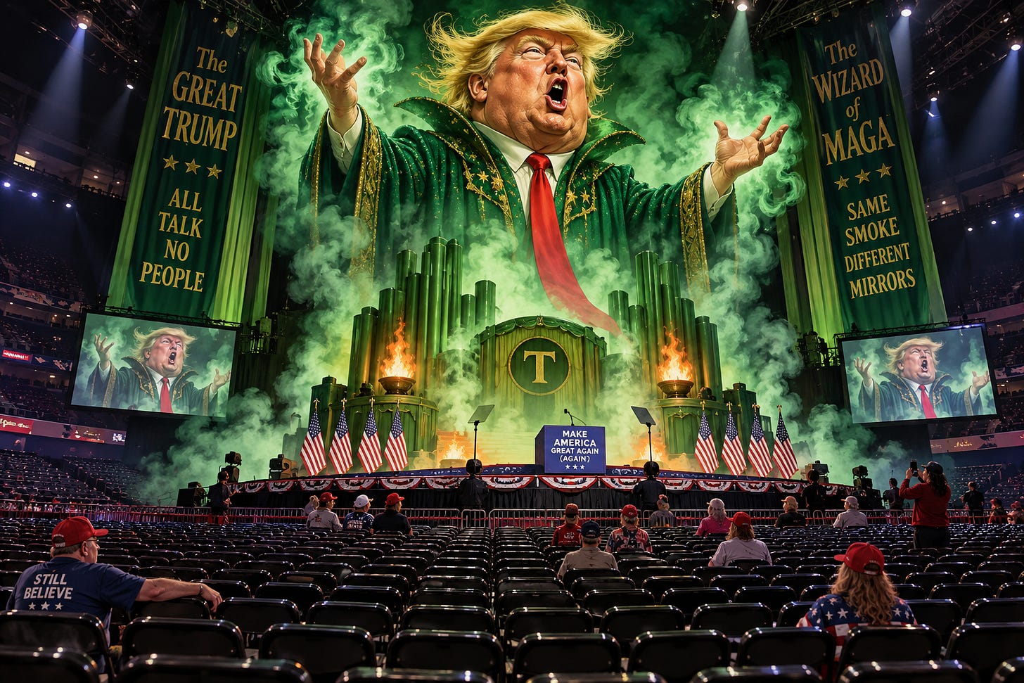 Trump’s Biggest Crowd Is His Own Ego - by Michael Corthell