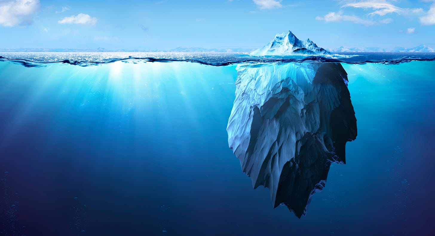 An iceberg