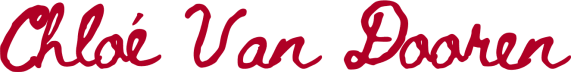 Chloé Van Dooren