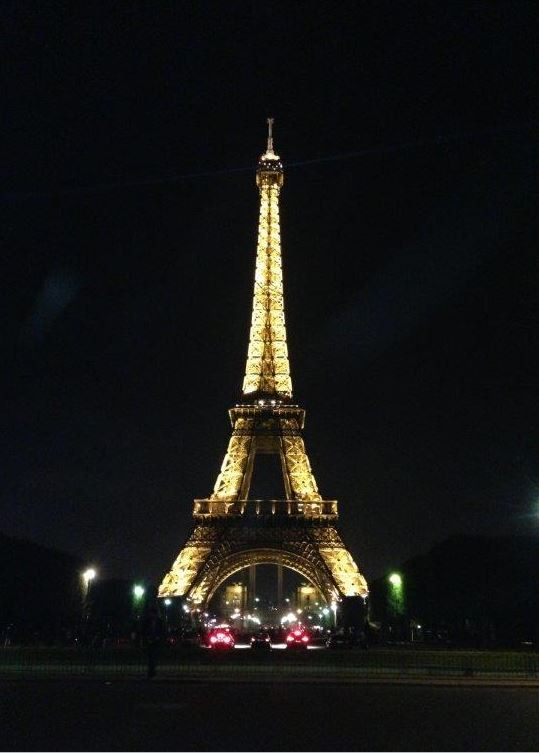 eiffel tower illuminated eiffel tower illuminated