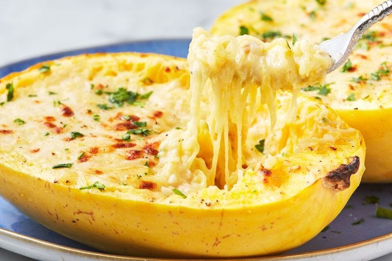 four cheese spaghetti squash