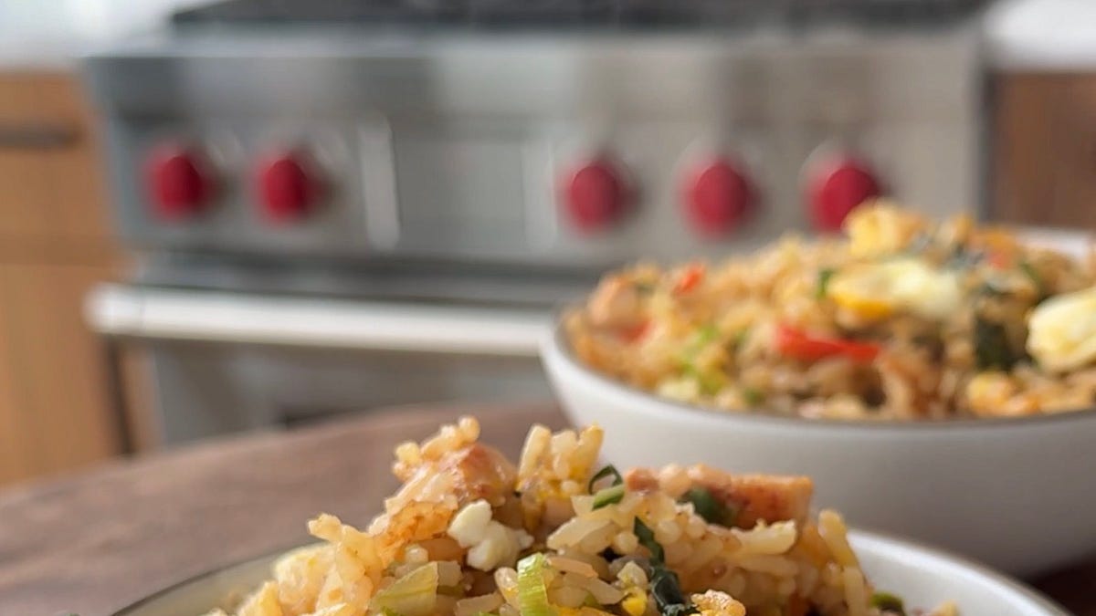 Thai Basil Chicken Fried Rice - Maxi's Kitchen