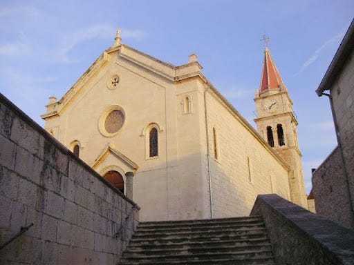 Crkva sv. Ivana Krstitelja i ranokršćanska crkva u Postirima – Wikipedija