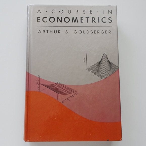 A Course In Econometrics Hardcover Book Arthur S. Goldberger A Course In Econometrics Hardcover Book Arthur S. Goldberger