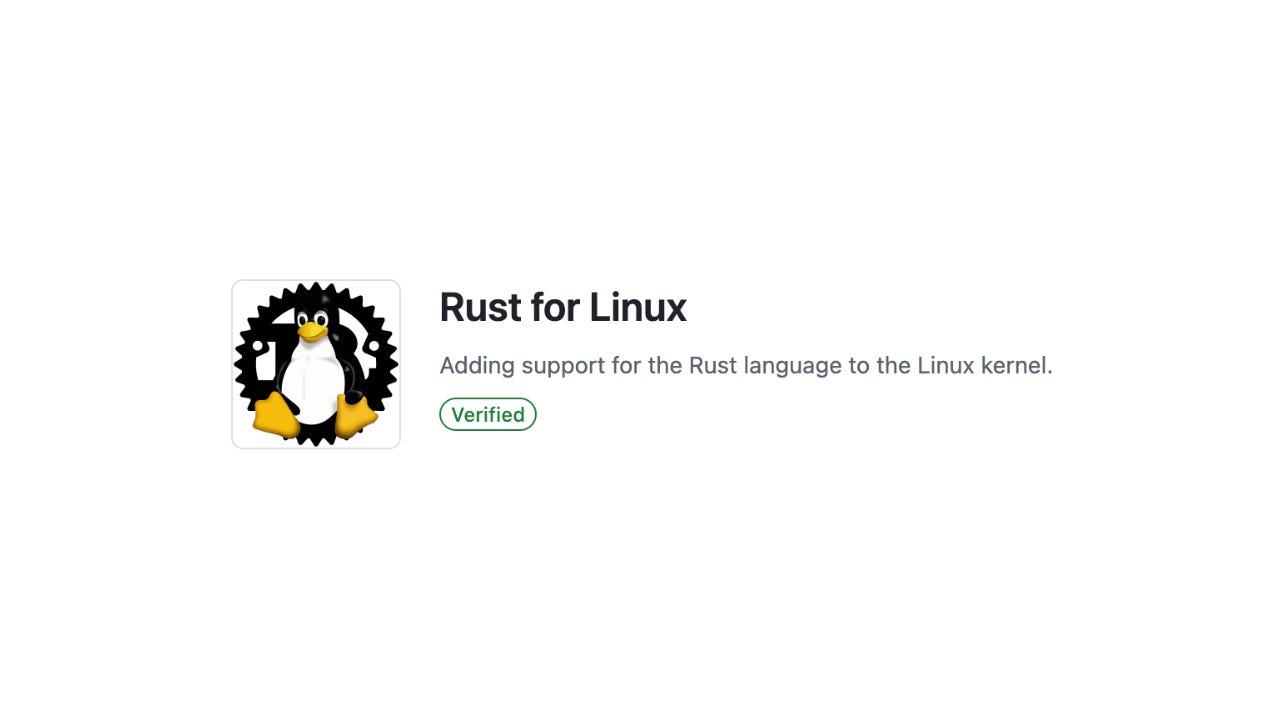 Image: Rust for linux banner