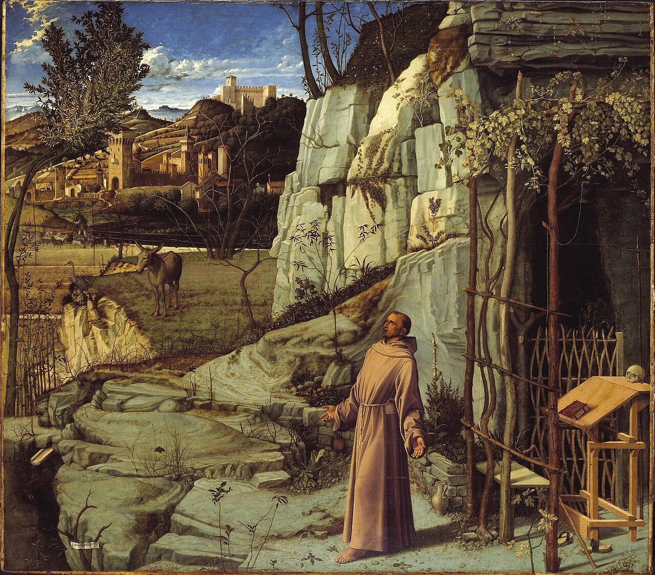 Saint Francis by Bellini Saint Francis by Bellini