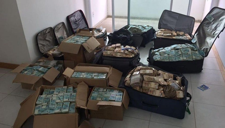 País da mala de dinheiro: histórias de corrupção brasileiras