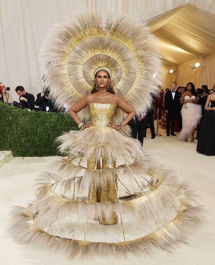 Iman at the 2021 Met Gala